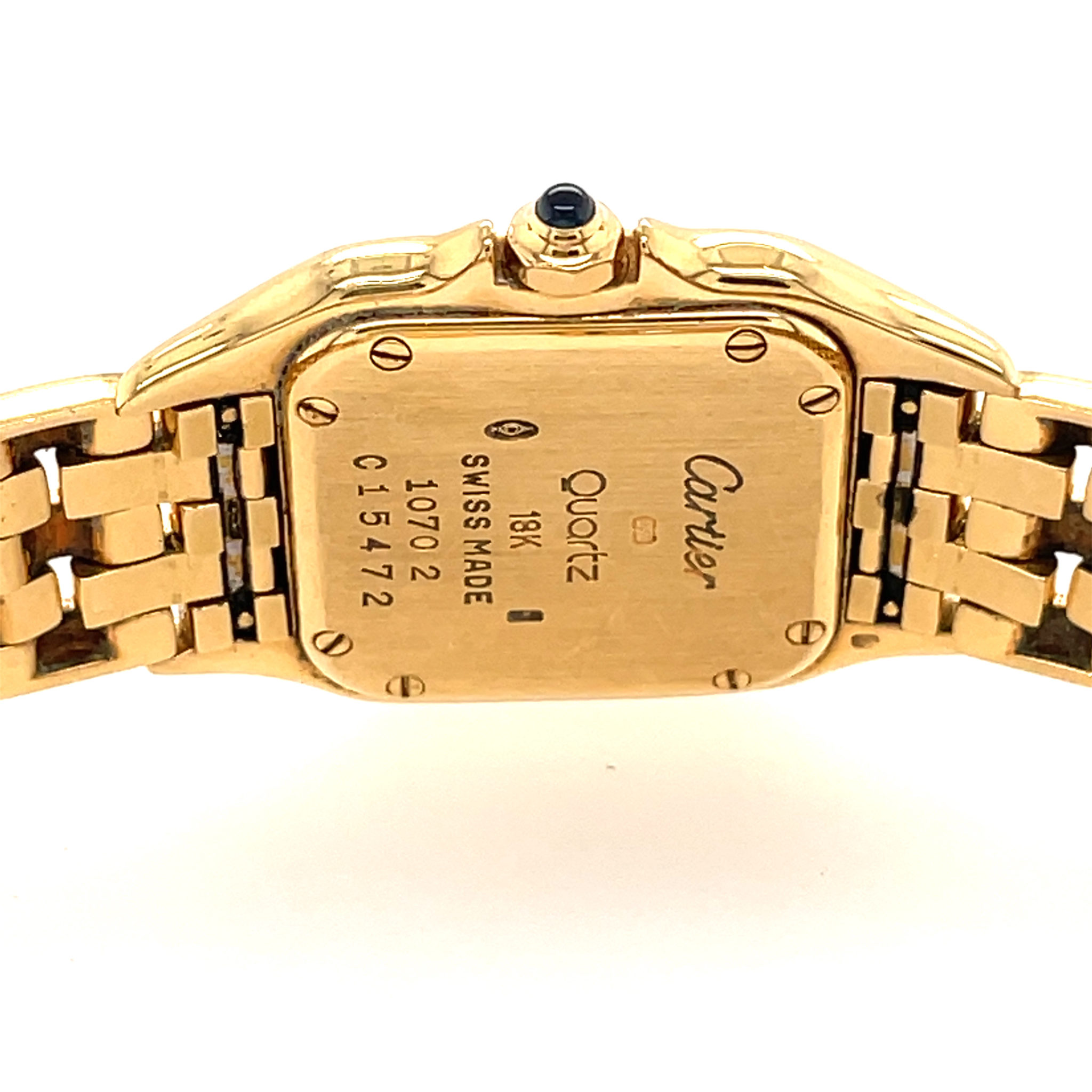 Cartier Panthere Ref. 1070 Gold 750 VINTAGE ca. 1990 in sehr gutem Zustand, Box - Bild 9