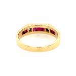Rubin Ring Gr. 55 ca. 0,20 ct Diamanten Gelbgold 750/ 18K - Bild 7 Vorschau