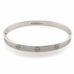 Cartier „Love“ Armreif Gr. 17cm Weißgold 750/ 18K - Bild 2 Vorschau