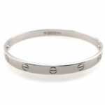 Cartier „Love“ Armreif Gr. 17cm Weißgold 750/ 18K Vorschau