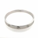 Cartier „Love“ Armreif Gr. 17cm Weißgold 750/ 18K - Bild 3 Vorschau