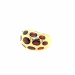 Granat Ring ca. 10 ct Gr. 54 Gelbgold 750/ 18K - Bild 2 Vorschau