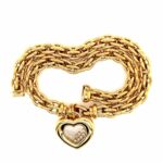 Chopard „Happy Diamonds“ Collier 42cm ca. 0,24ct Diamanten Gelbgold 750/ 18K - Bild 6 Vorschau