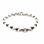 Gliederarmband 20 cm Weißgold 585/ 14K - Bild 2 Vorschau