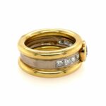 Diamanten Ring Gr. 59 ca. 1,10 ct Diamanten Bicolor 750/ 18K - Bild 5 Vorschau