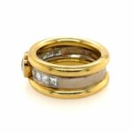 Diamanten Ring Gr. 59 ca. 1,10 ct Diamanten Bicolor 750/ 18K - Bild 4 Vorschau