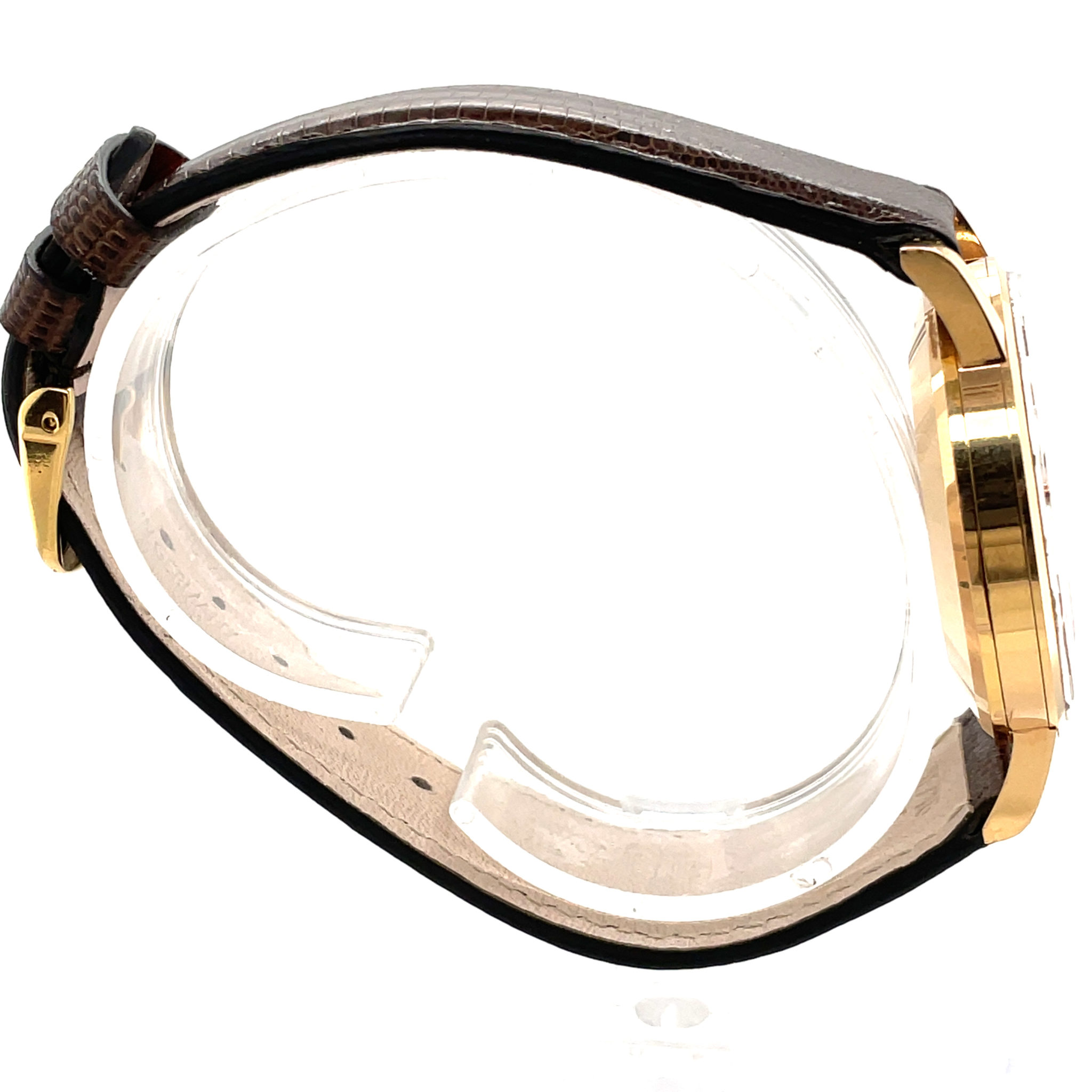 IWC Klassik Pink Gold 750, Cal. 8531 Automatic, Date 1960s Pie Pan Dial VINTAGE WATCH - Bild 4