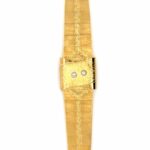 Omega VINTAGE 1950s Watch 18 K with double lid, diamonds hand engraved - Bild 5 Vorschau