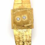 Omega VINTAGE 1950s Watch 18 K with double lid, diamonds hand engraved - Bild 10 Vorschau