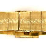 Omega VINTAGE 1950s Watch 18 K with double lid, diamonds hand engraved - Bild 2 Vorschau
