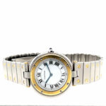 Cartier Santos Ronde Ref. 8191 Stahl/Gold ca. 2000 VINTAGE WATCH, Quartz - Bild 8 Vorschau
