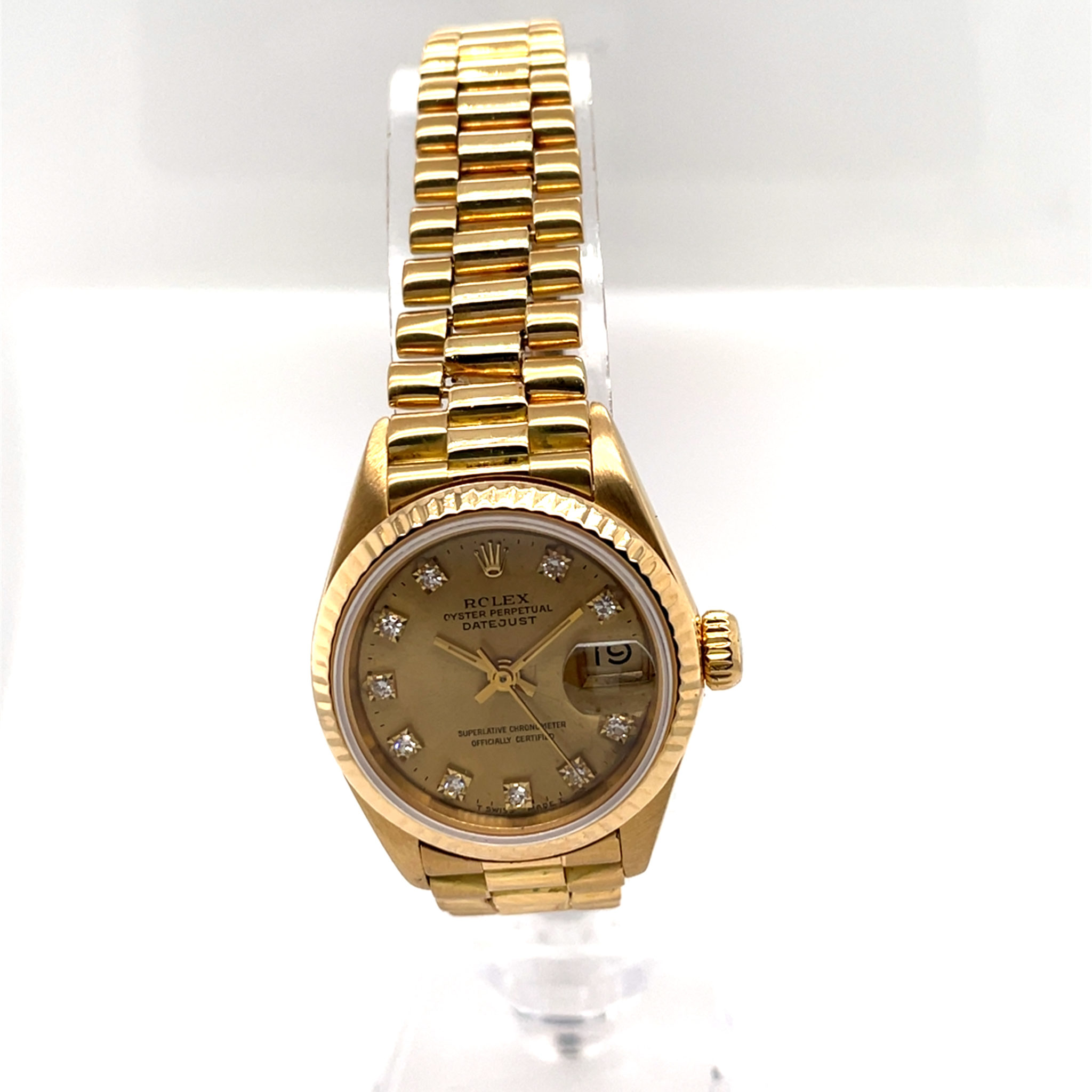 Rolex Lady-Datejust Ref 69178 Gold 750, Box/Papers 1990 VINTAGE fully serviced 05/22 - Bild 2