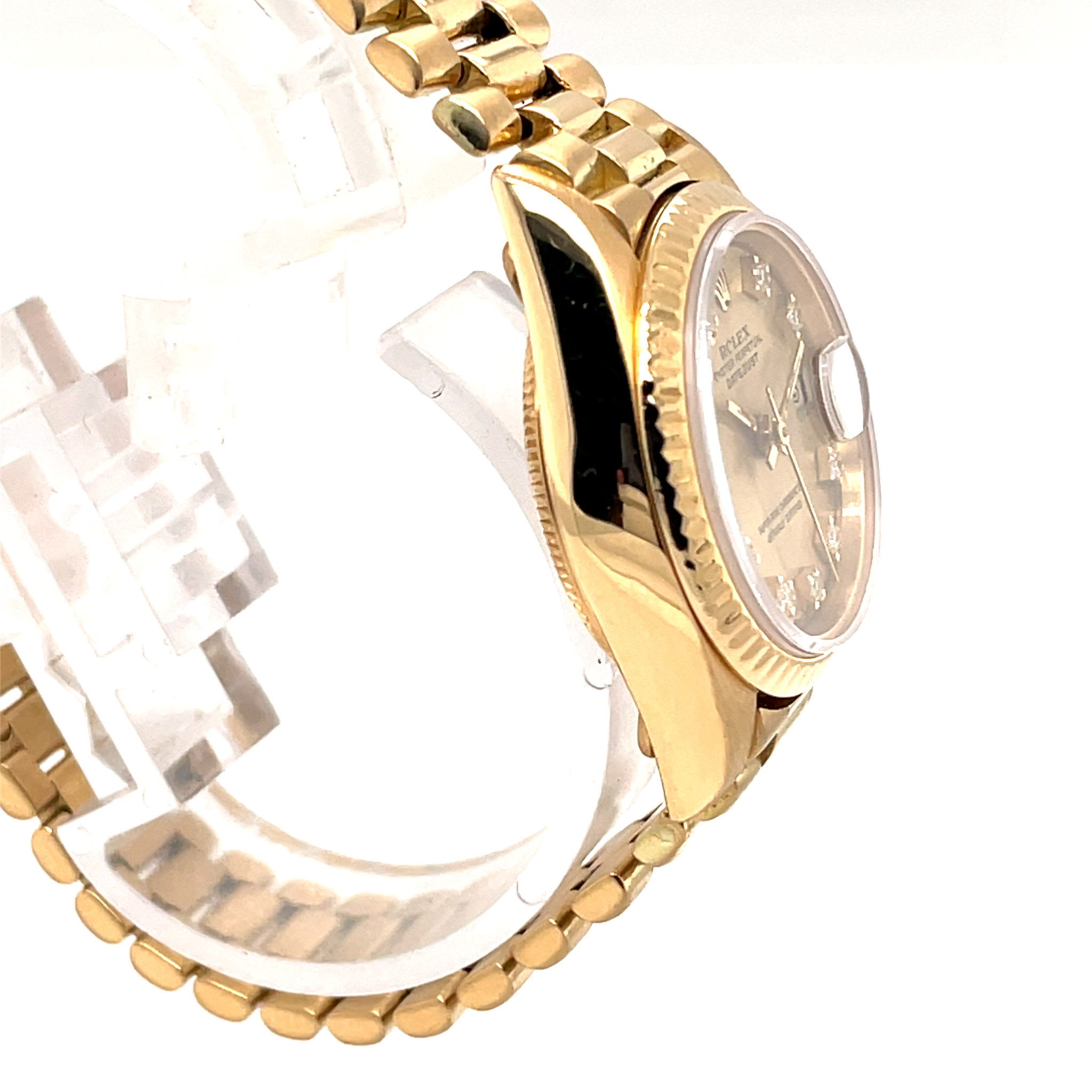 Rolex Lady-Datejust Ref 69178 Gold 750, Box/Papers 1990 VINTAGE fully serviced 05/22 - Bild 3