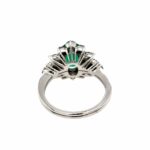 Smaragd Ring ca. 2,2 ct Gr. 54 ca. 1,12 ct Diamanten Weißgold 750/ 18K - Bild 4 Vorschau