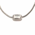 Solitärcollier 44cm ca. 1,02ct Princess Cut Weißgold 585/ 14K - Bild 4 Vorschau