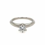 Tiffany & Co. Solitärring Gr.52 0,55 ct Diamant Platin 950 Tiffany Expertise Vorschau