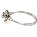 Entourage Ring Gr. 60 ca. 1,0 ct Diamanten Weißgold 750/ 18K - Bild 2 Vorschau
