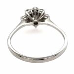 Entourage Ring Gr. 60 ca. 1,0 ct Diamanten Weißgold 750/ 18K - Bild 4 Vorschau