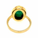 Smaragd Ring ca. 6,0 ct Gr. 60 ca. 0,20 ct Diamanten Gelbgold 750/ 18K - Bild 4 Vorschau