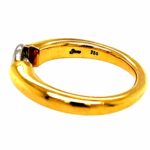 Solitärring Gr. 52,5 ca. 0,47 ct Diamant Bicolor 750/ 18K - Bild 5 Vorschau