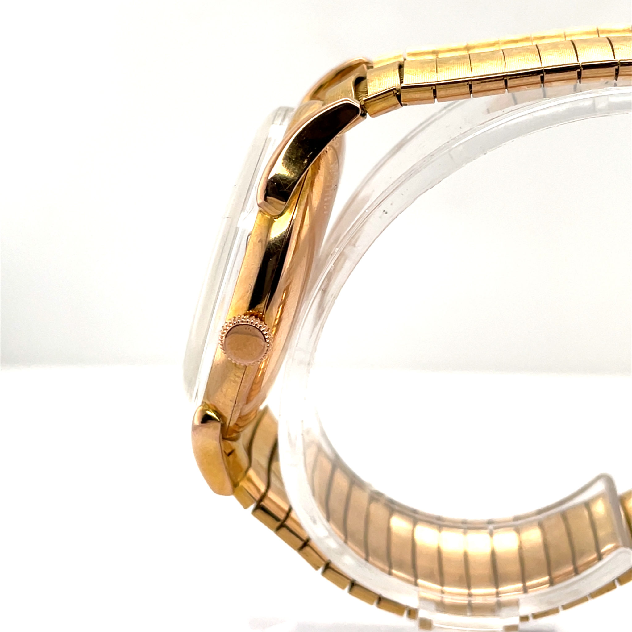 IWC Cal. 83 Gold 750 Tear Drop Case VINTAGE Honeycomb bracelet ca. 1945 - Bild 9