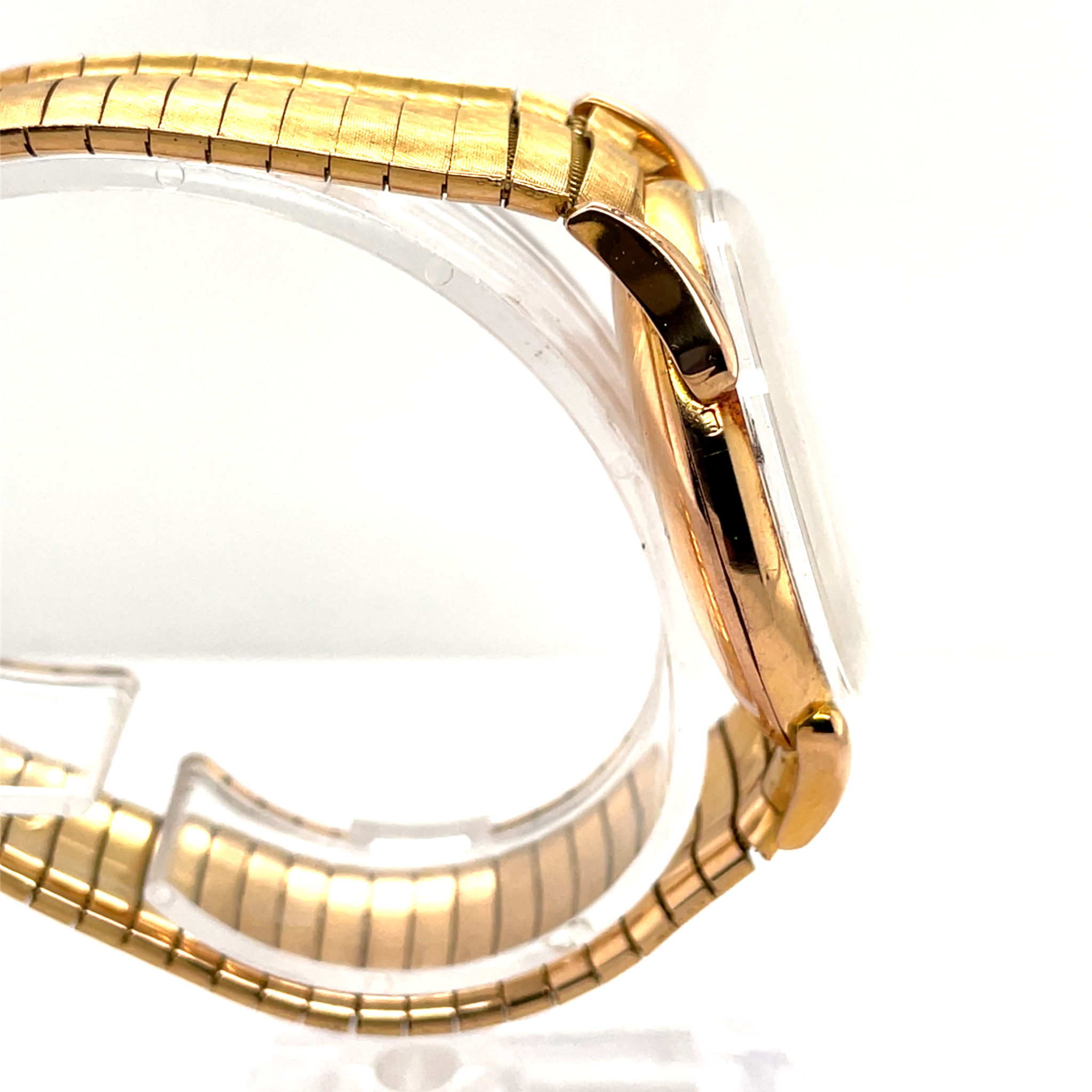 IWC Cal. 83 Gold 750 Tear Drop Case VINTAGE Honeycomb bracelet ca. 1945 - Bild 10