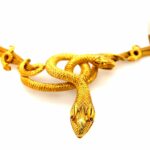 Schlangencollier 42 cm Gelbgold 750/ 18K - Bild 6 Vorschau