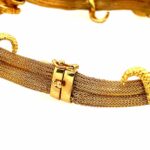 Schlangencollier 42 cm Gelbgold 750/ 18K - Bild 5 Vorschau