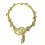 Schlangencollier 42 cm Gelbgold 750/ 18K - Bild 2 Vorschau