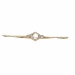 Stabbrosche ca. 0,35 ct Rosenschliff Bicolor 585/ 14K Vorschau