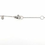 Rüschenbeck Saphir Collier 45 cm ca. 0,50 ct Diamanten Weißgold 750/ 18K - Bild 5 Vorschau