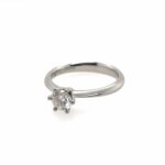 Solitärring Gr.51 0,50 ct Diamant Platin 950 GIA Zertifikat - Bild 3 Vorschau