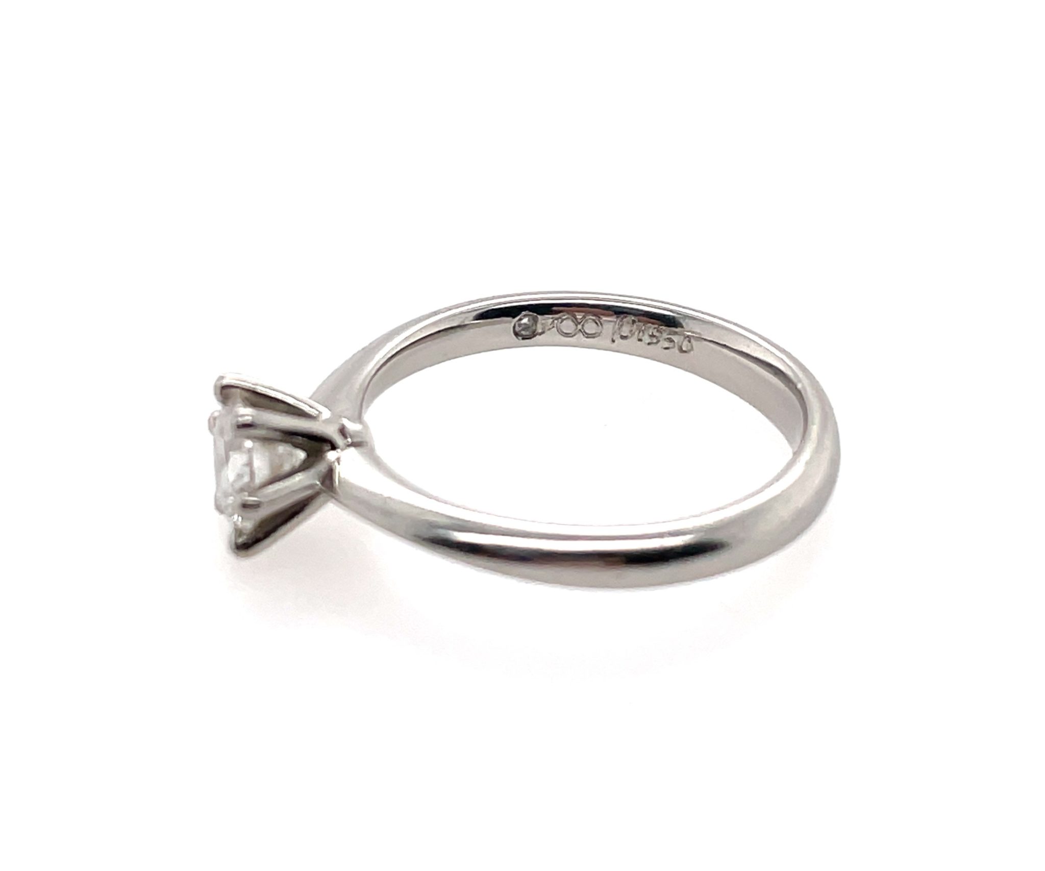 Solitärring Gr.51 0,50 ct Diamant Platin 950 GIA Zertifikat - Bild 4