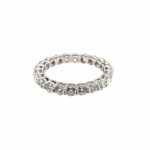 Memoire Ring Gr. 48 ca. 1,0 ct Diamanten Weißgold 375 Vorschau