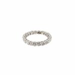 Memoire Ring Gr. 48 ca. 1,0 ct Diamanten Weißgold 375 - Bild 2 Vorschau