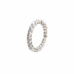 Memoire Ring Gr. 48 ca. 1,0 ct Diamanten Weißgold 375 - Bild 5 Vorschau