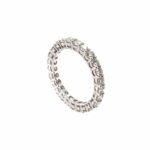 Memoire Ring Gr. 51 ca. 1,45 ct Diamanten Weißgold 375 - Bild 4 Vorschau