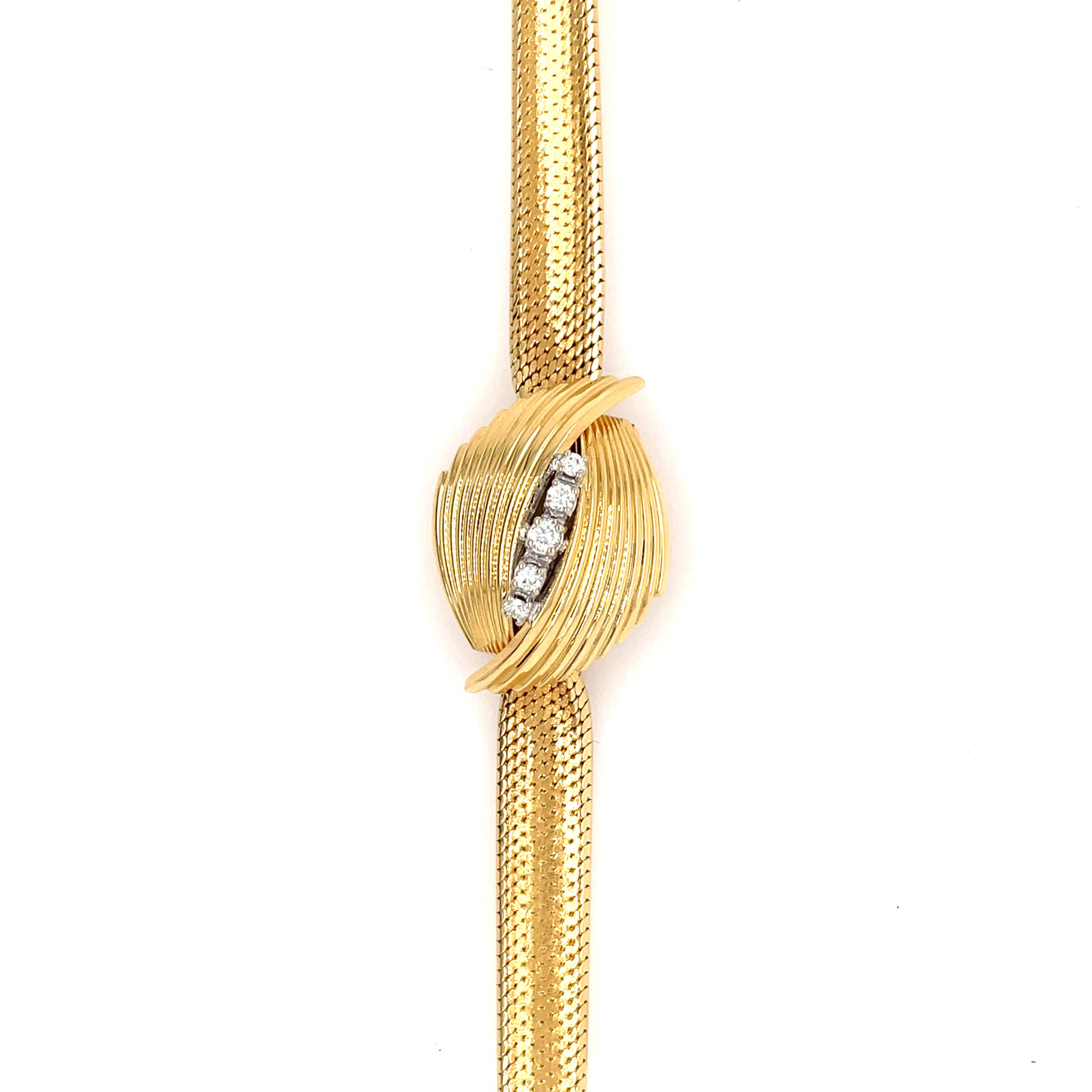 Chopard 1960s Ladys Cocktail Watch 750/18K Gold, Diamonds with Lid fully serviced - Bild 2