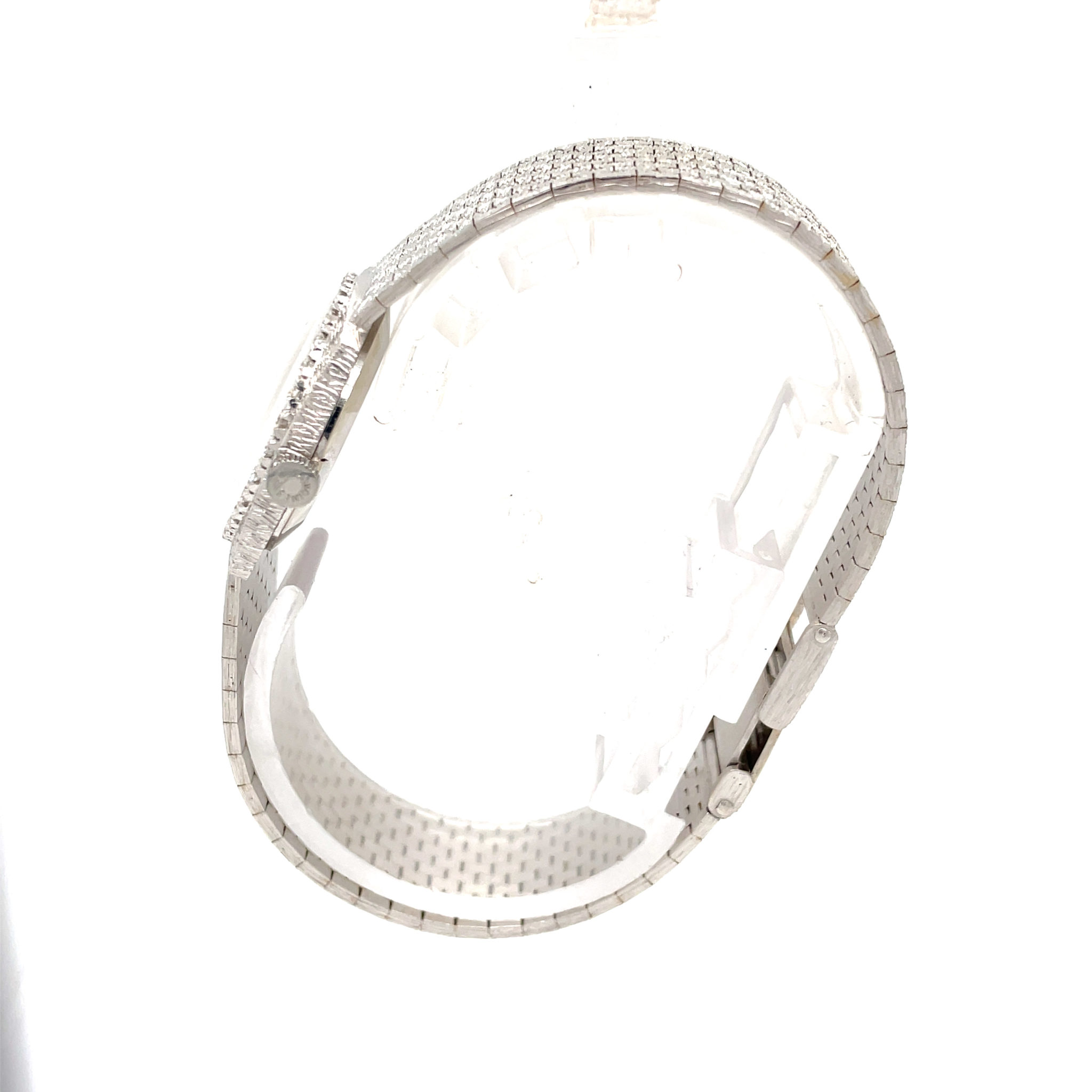 Longines Lady White Gold 750/18K Diamond Watch Vintage fully serviced 07/2022 - Bild 9