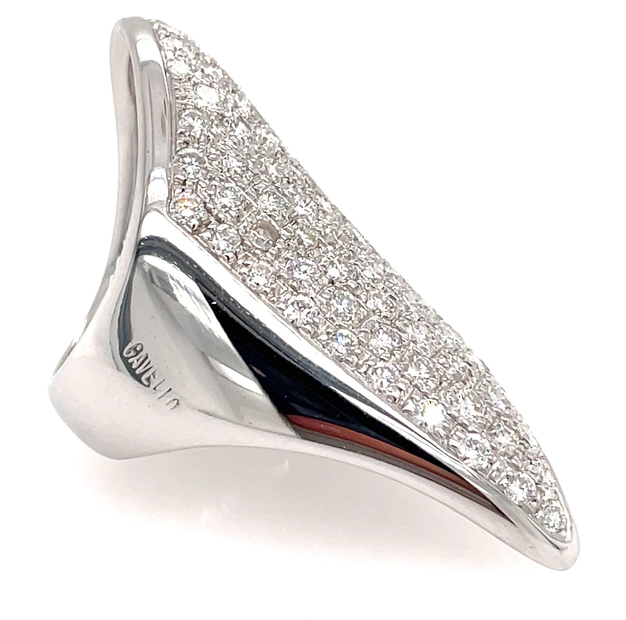 Gavello Ring Gr. 54 ca. 3,0 ct Diamanten Weißgold 750/ 18K - Bild 3