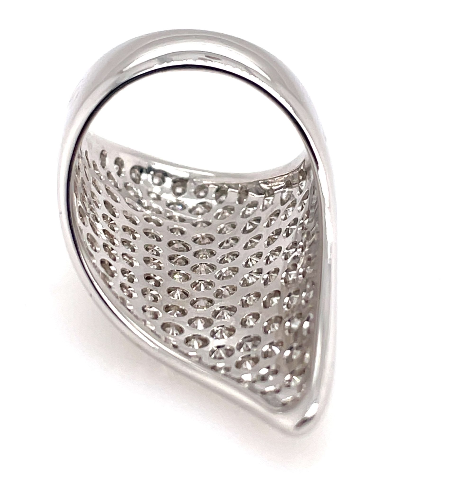 Gavello Ring Gr. 54 ca. 3,0 ct Diamanten Weißgold 750/ 18K - Bild 5
