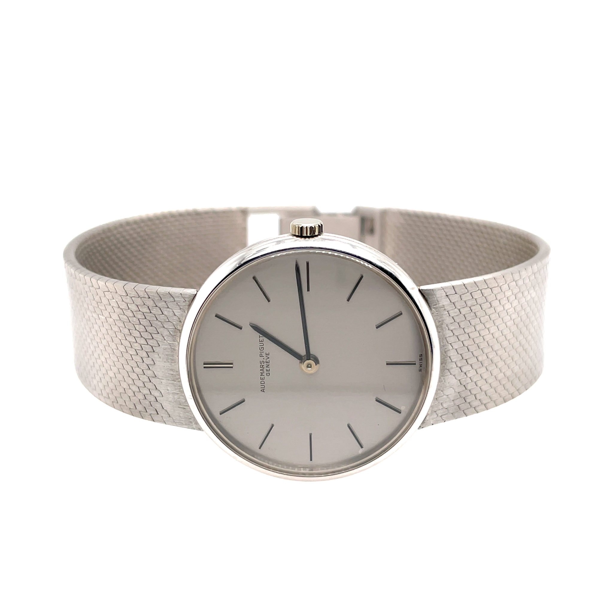Audemars Piguet Cal. 2003 extra thin 750/18K White Gold Ladys VINTAGE WATCH ca.1985 - Bild 6