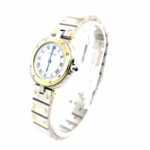Cartier Santos Ronde Ref. 8191 Stahl/Gold ca. 1993 VINTAGE WATCH, Quartz, Service Papers - Bild 2 Vorschau