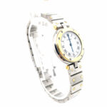Cartier Santos Ronde Ref. 8191 Stahl/Gold ca. 1993 VINTAGE WATCH, Quartz, Service Papers - Bild 3 Vorschau