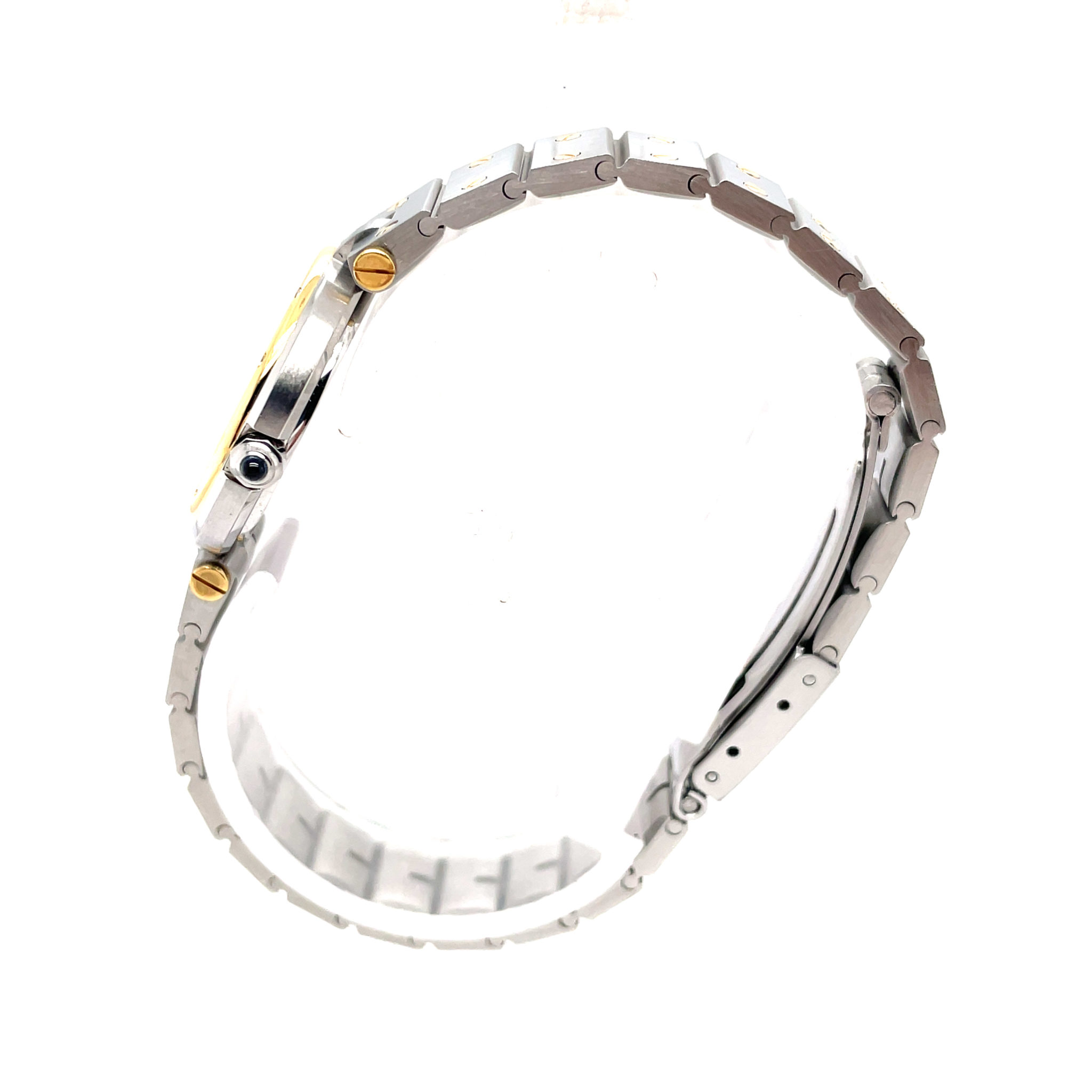Cartier Santos Ronde Ref. 8191 Stahl/Gold ca. 1993 VINTAGE WATCH, Quartz, Service Papers - Bild 6