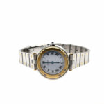 Cartier Santos Ronde Ref. 8191 Stahl/Gold ca. 1993 VINTAGE WATCH, Quartz, Service Papers - Bild 9 Vorschau