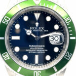 Rolex Submariner Date Ref. 16610T LV Kermit Flat 4 2004 mit original Box - Bild 3 Vorschau