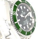 Rolex Submariner Date Ref. 16610T LV Kermit Flat 4 2004 mit original Box - Bild 4 Vorschau