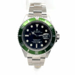 Rolex Submariner Date Ref. 16610T LV Kermit Flat 4 2004 mit original Box - Bild 2 Vorschau