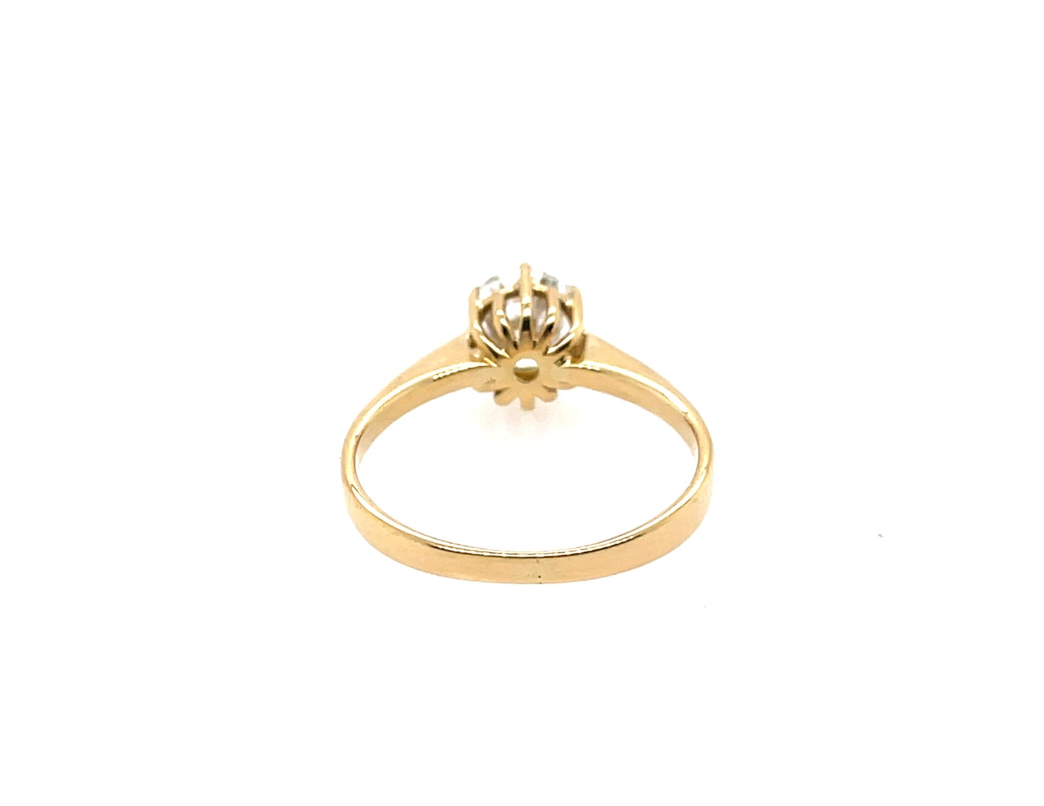 Solitärring Gr. 53,5 1,02 ct Diamant Gelbgold 750/ 18K DPL Zertifikat - Bild 7